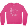 rabbit duck white Crewneck Sweatshirt