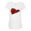 liver cancer awareness Maternity Scoop Neck T-shirt