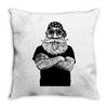 old man Throw Pillow