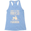 the 8th day god made farmers Racerback Tank