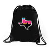 san antonio skyline spurs Drawstring Bags