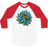 lotus flower 3/4 Sleeve Shirt