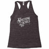 scary type Racerback Tank