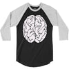 male brain 3/4 Sleeve Shirt