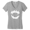 jaws halloween Women's V-Neck T-Shirt