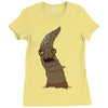 worm zombie Ladies Fitted T-Shirt