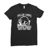 roller derby   zombie Ladies Fitted T-Shirt