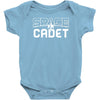 space cadet space ship Baby Bodysuit