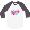 softball diva neon 3/4 Sleeve Shirt