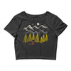 camp forest Crop Top