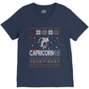 santa capricorn christmas ugly t shirts V-Neck Tee