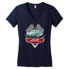 aunt flo Women's V-Neck T-Shirt