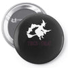 witch halloween fancy Pin-back button