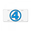 number 4 License Plate