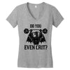 ancient swole'd dragon (black) Women's V-Neck T-Shirt