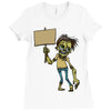 zombies (3) Ladies Fitted T-Shirt