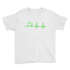 morning coffee heatbeat ekg Youth Tee