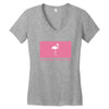 Too Pure To Be Pink Women's V-Neck T-Shirt