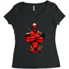 red man Women's Triblend Scoop T-shirt