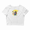 assemble! (yellow outline) Crop Top