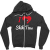 i love shih tzus Zipper Hoodie