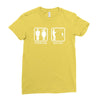 fishing   problem solved mens funny Ladies Fitted T-Shirt
