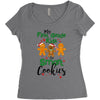 my first grade kids are smart cookies Women's Triblend Scoop T-shirt