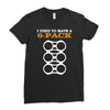 men's i used to have a 6 pack funny beer gut Ladies Fitted T-Shirt