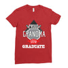 proud grandma graduate 2018.. Ladies Fitted T-Shirt