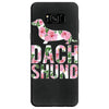 dachshund floral Samsung Galaxy S8