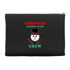 christmas baking team crew snowman Accessory Pouches