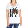 i (turtle) ny Ladies Curvy T-Shirt
