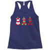 Three Cute But Angry Unicorn Racerback Tank