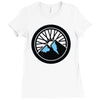 mountain bike Ladies Fitted T-Shirt