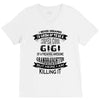 Super Cool Gigi Of A Freaking Awesome Granddaughter V-Neck Tee