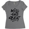 kill the beat Women's Triblend Scoop T-shirt