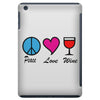 peace love wine iPad Mini