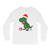 christmas dinosaur Long Sleeve Shirts