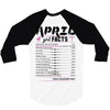 April Girl Facts Aries 3/4 Sleeve Shirt