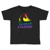 Totally Straight Lgbt Unicorn Toddler T-shirt