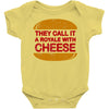 royale with cheese Baby Onesie