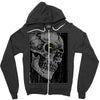 broken frame Zipper Hoodie
