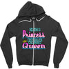 not princess queen Zipper Hoodie
