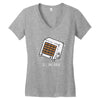 space heater Women's V-Neck T-Shirt