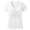movie quotes Women's V-Neck T-Shirt