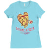 pizza my heart (2) Ladies Fitted T-Shirt