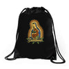 our lady of guacamole Drawstring Bags