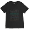 linear landscape V-Neck Tee