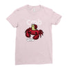 crab Ladies Fitted T-Shirt