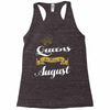 queens are born in august Racerback Tank